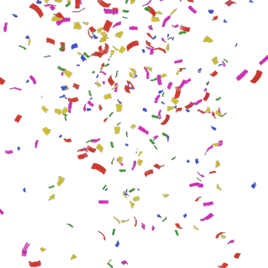 Confetti celebration